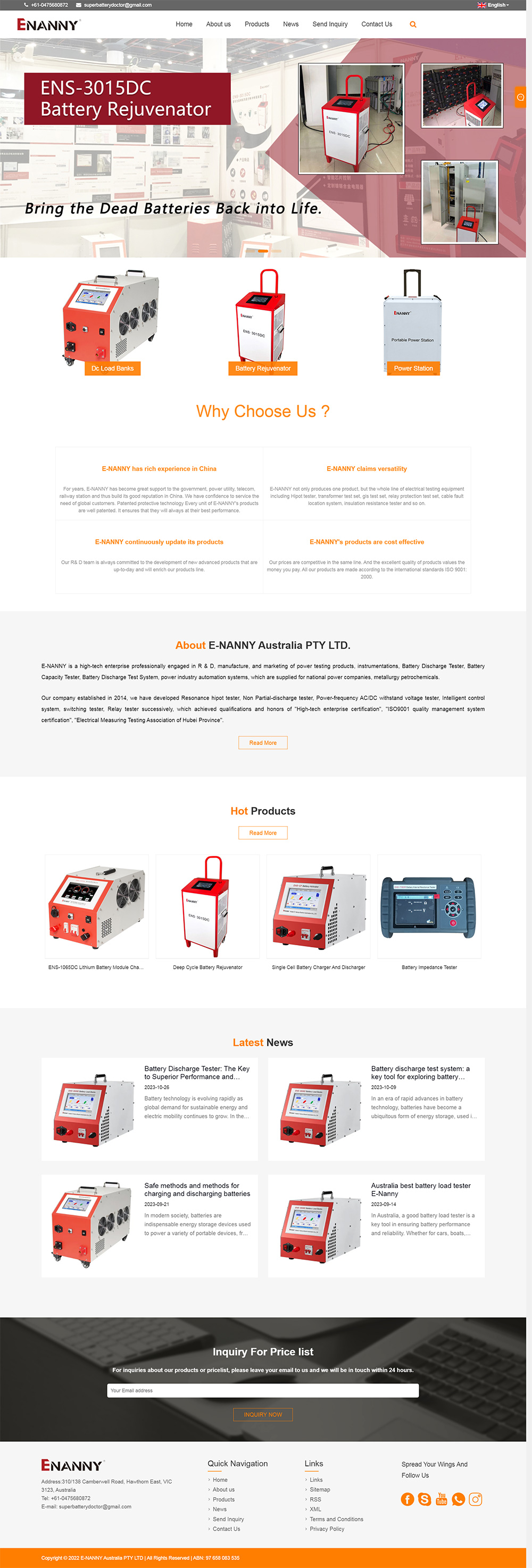 ENANNY外貿網(wǎng)站建設