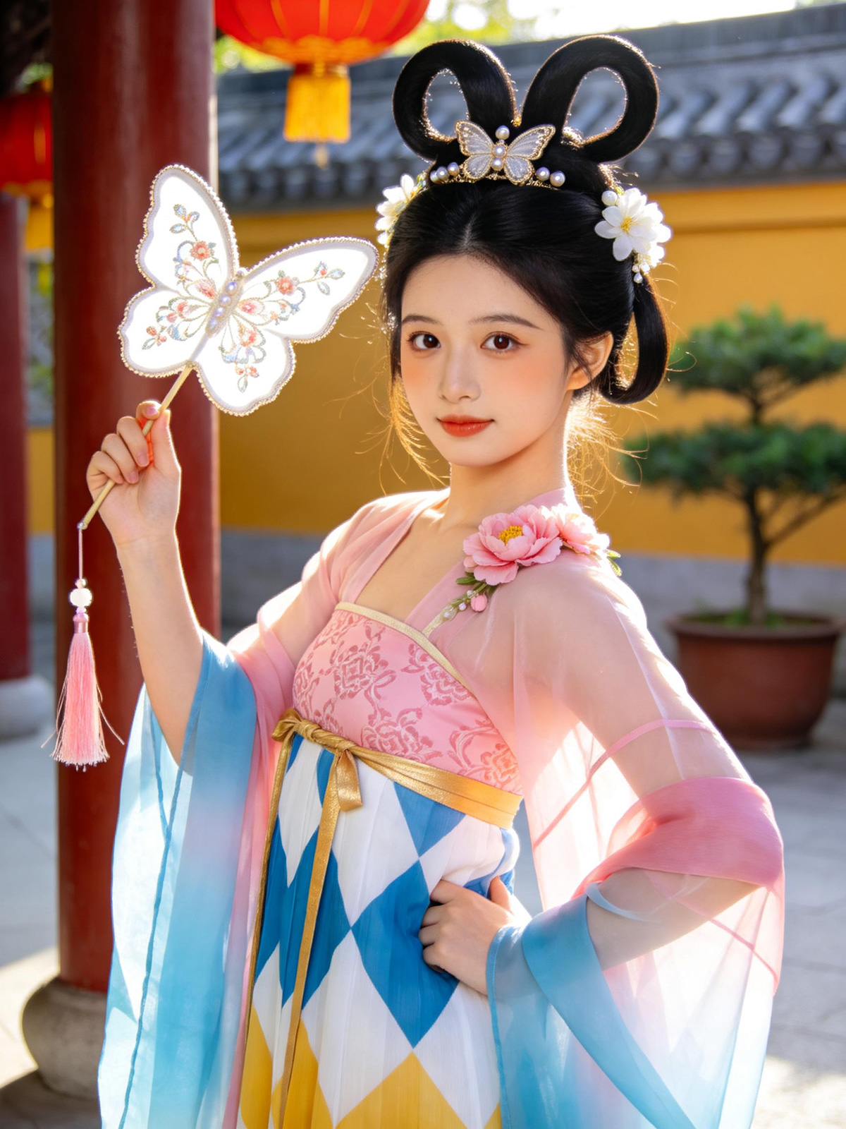 古風攝影甜美少女